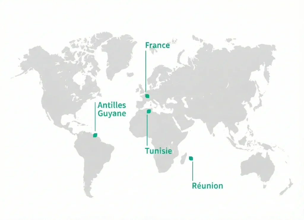 carte map giordano monde - Giordano R Energy - energies renouvelables au service du confort et de la planète - Notre histoire