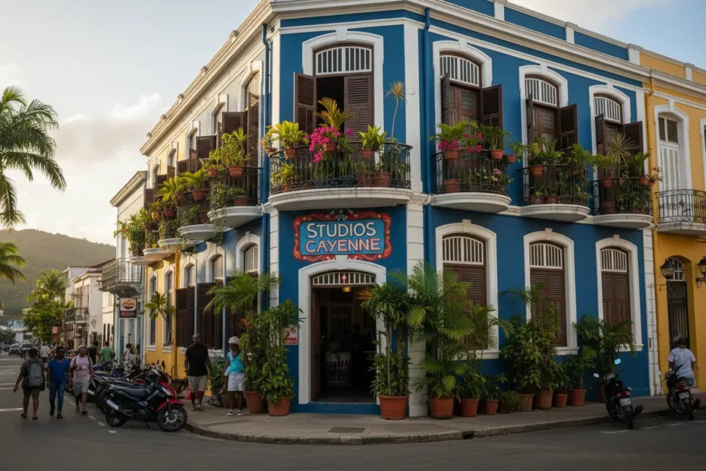street view of studios cayenne guyane - Giordano R Energy - energies renouvelables au service du confort et de la planète - ESE Solar L’énergie renouvelable aux Antilles et en Guyane